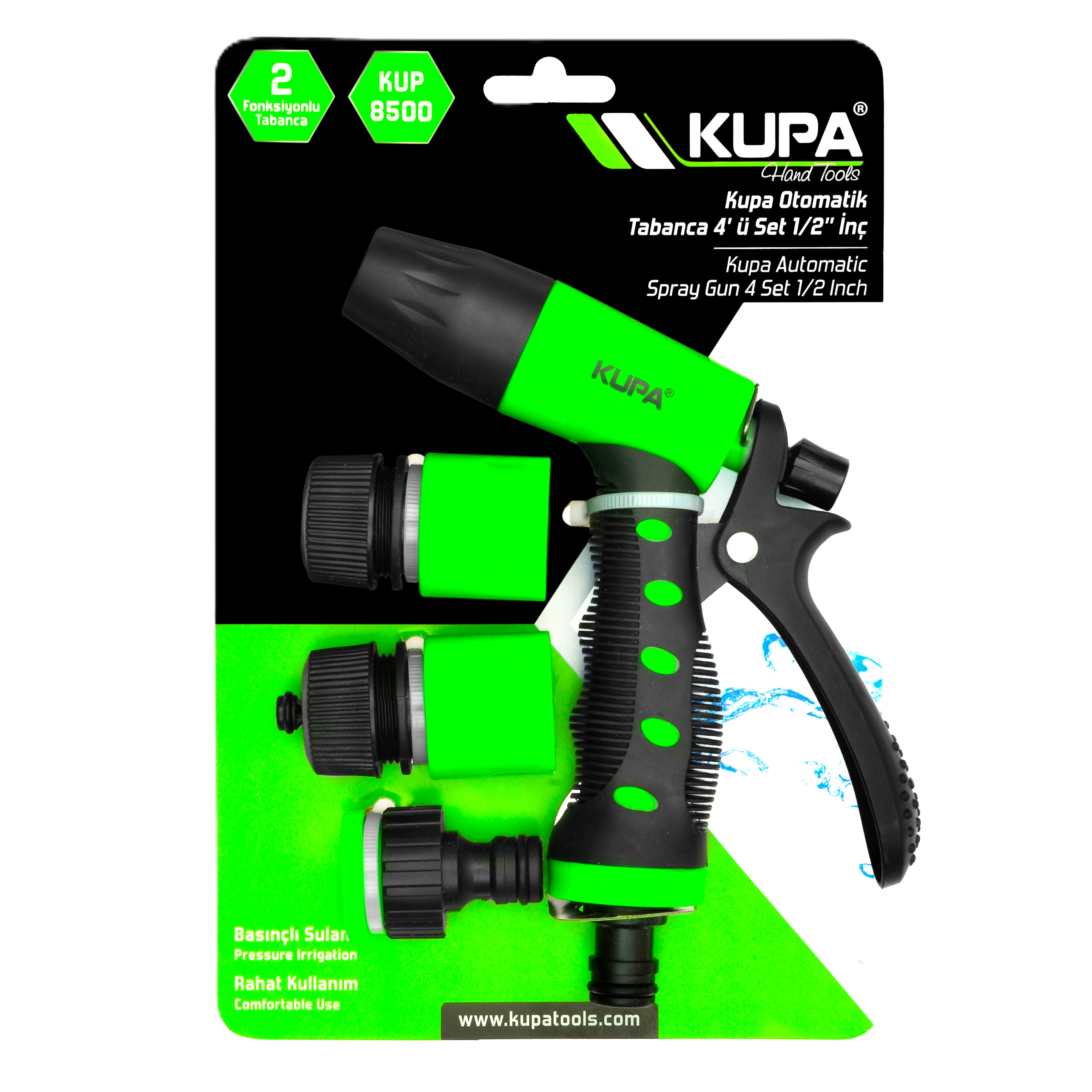 KUPA OTOM. TABANCA 4'LÜ SET 1/2" (12)